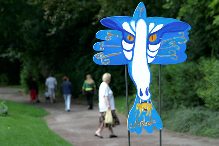 Oiseau grimaçant du bestiaire Henri Darcy de Dijon - © Norbert Pousseur