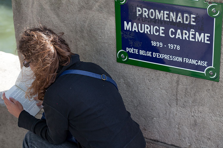 Lecture sous la mémoire de Maurice Carême © Norbert Pousseur